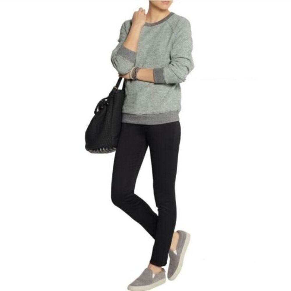 T by Alexander Wang Stretchy Raw Hem Skinny Jeans